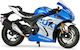 Bburago Μοτοσυκλέτα 1:18 Μπλε Suzuki GSX-R1000 R 2021 για 3+ Ετών