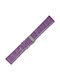 Tzevelion Leather Strap Purple 20mm