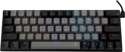 White Shark WAKIZASHI Gaming Mechanical Keyboard with Custom Blue switches and RGB lighting (English US) Grey/Black