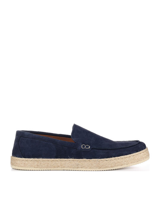 Antonio Shoes Herren Mokassins Blau