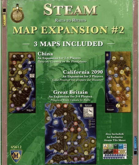 Επέκταση Παιχνιδιού Steam: Map Expansion #2 για 2-6 Παίκτες 12+ Ετών (EN) Mayfair Games