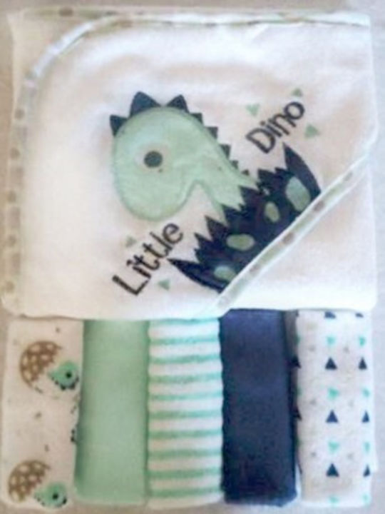 Palamaiki Hooded Baby Bath Towel Blue