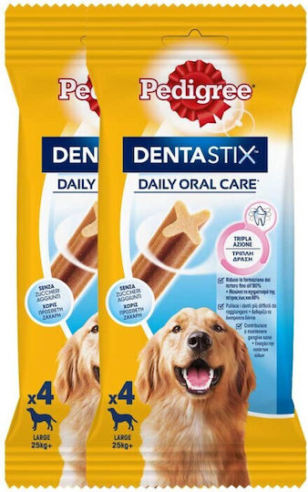 Pedigree Dentastix Oral Μασώμενο Stick για Σκύλους κατά της Πέτρας & Πλάκας 154gr 8τμχ