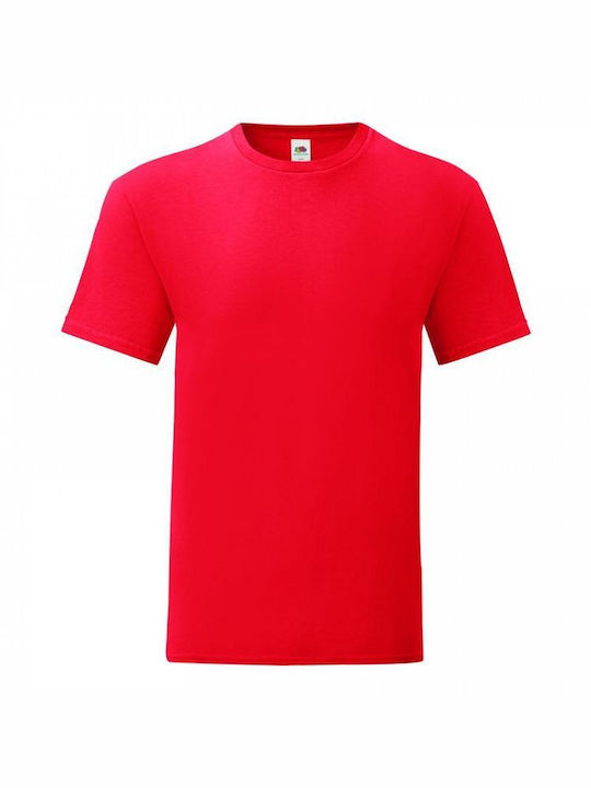 Fruit of the Loom Valueweight Τ Werbe-T-Shirt RED