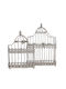 Κλουβι Set/2 Σαμπανι Διακοσμ Μεταλλικο H21-26cm D31-40cm