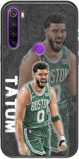 Nba Stars - Jason Tatum Umschlag Rückseite Silikon Mehrfarbig (Redmi Note 8 2021)