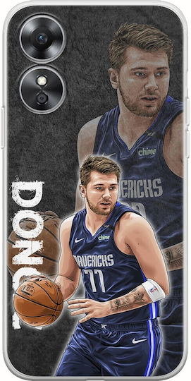 Nba Stars - Luka Doncic Задна корица Силикон Многоцветен (Oppo A17)