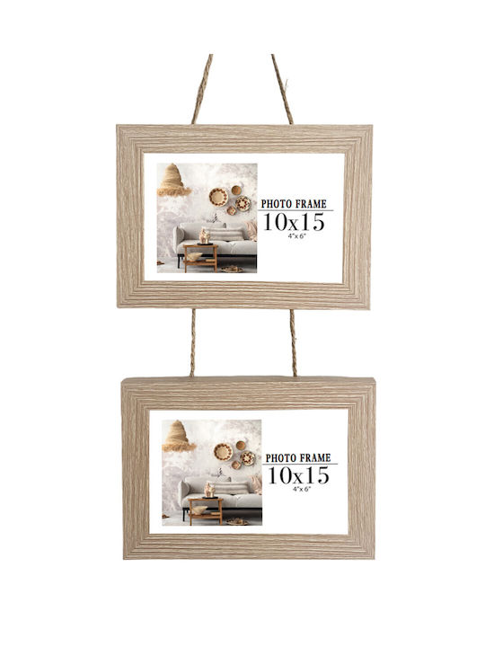 Tpster Wooden Photo Frame with Beige Frame