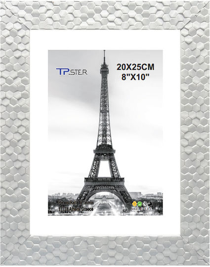 Tpster Wooden Photo Frame with White Frame