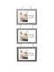 Tpster Wooden Photo Frame With Gray Frame