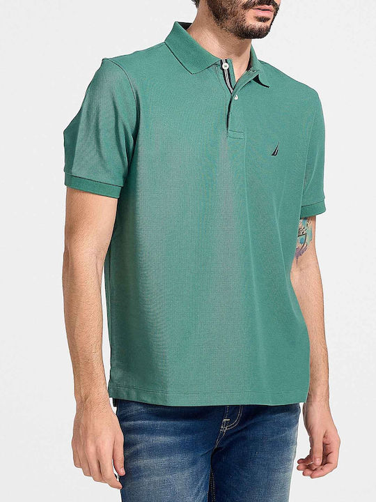 Nautica Men's Blouse Polo Green