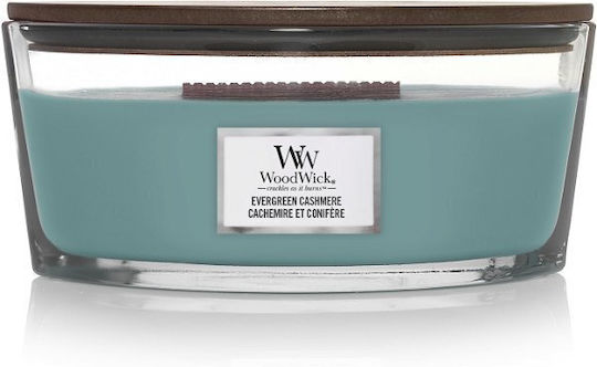 WoodWick Αρωματικό Κερί Σόγιας σε Βάζο με Άρωμα Evergreen Cashmere 453.6gr