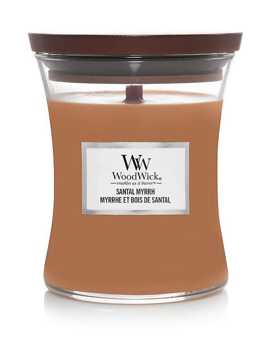 WoodWick Scented Candle Jar with Scent Santal Myrrh 85gr 1pcs