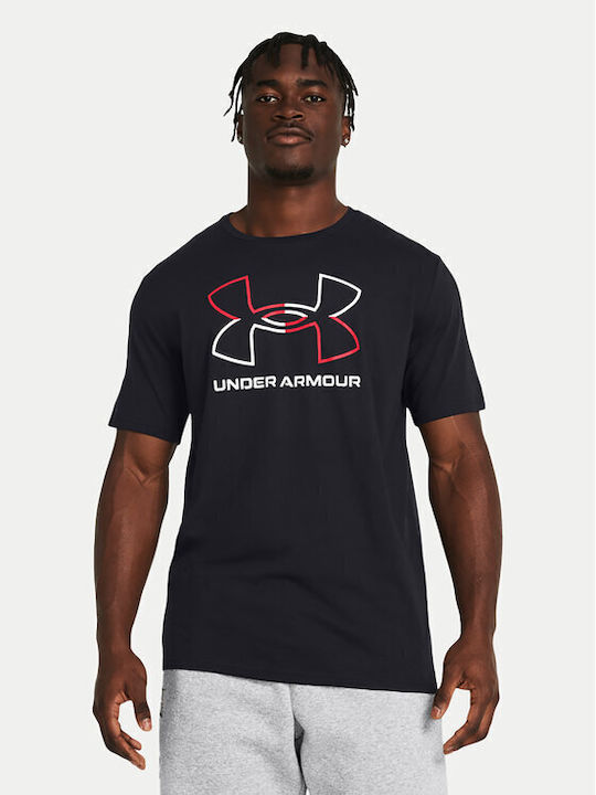 Under Armour Ua Gl Foundation Update Ανδρικό T-shirt Κοντομάνικο Μαύρο