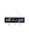 Uncle George Handmade Wall Sign Black Wooden 34.5x1x11cm