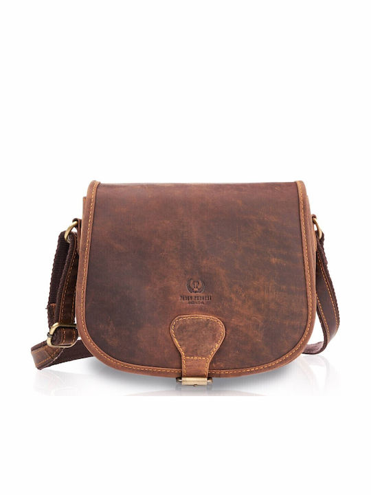 Paolo Peruzzi Leder Damentasche Schultertasche ...