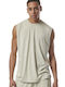 Body Action Men's Sleeveless Blouse Quiet Grey