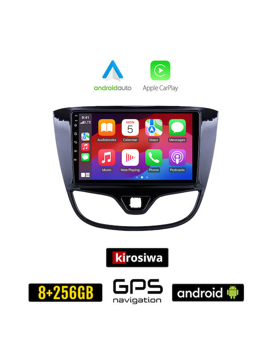 Kirosiwa Sistem Audio Auto pentru Opel Karl 2014-2019 (Bluetooth/USB/AUX/WiFi/GPS/Apple-Carplay/Android-Auto) cu Ecran Tactil 10"
