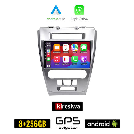 Kirosiwa Автомобилна Аудио Система (Блутут/USB/WiFi/GPS/Apple-Carplay/Android-Auto) с Тъчскрийн 10"