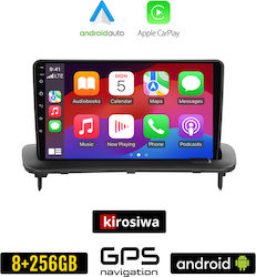 Kirosiwa Car-Audiosystem für Volvo S40 2004-2012 (Bluetooth/USB/AUX/WiFi/GPS/Apple-Carplay/Android-Auto) mit Touchscreen 9"