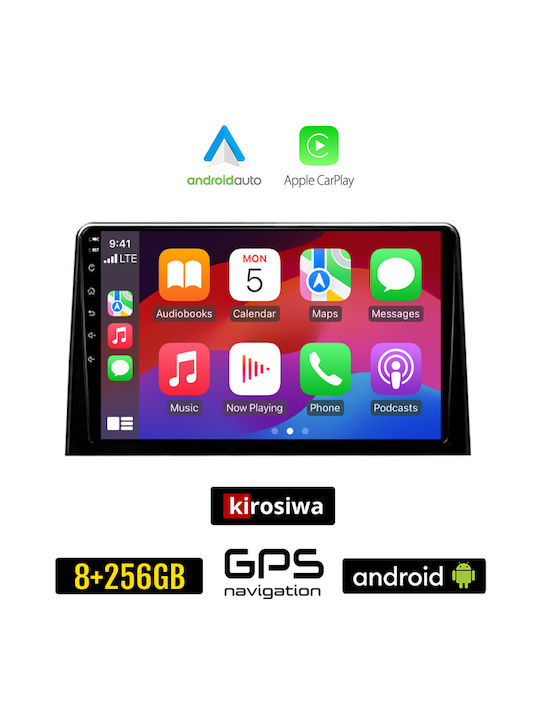 Kirosiwa Car Audio System for Toyota Proace Honda City 2018+ (Bluetooth/USB/AUX/WiFi/GPS/Apple-Carplay/Android-Auto) with Touch Screen 10"