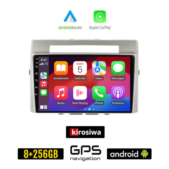 Kirosiwa Ηχοσύστημα Αυτοκινήτου για Toyota Verso 2004-2009 (Bluetooth/USB/AUX/WiFi/GPS/Apple-Carplay/Android-Auto) με Οθόνη Αφής 9"