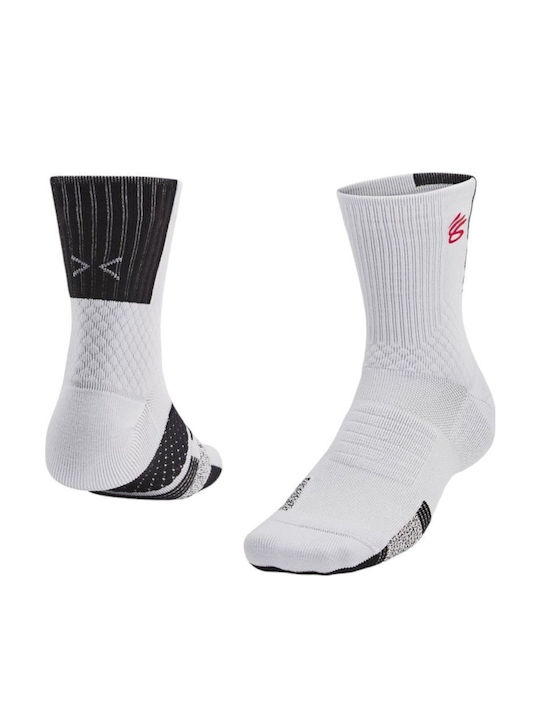Under Armour Ad Playmaker Αθλητικές Κάλτσες Γκρ...