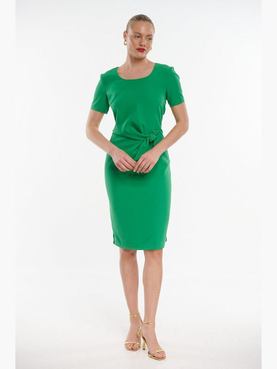 Fibes Midi Rochie Verde