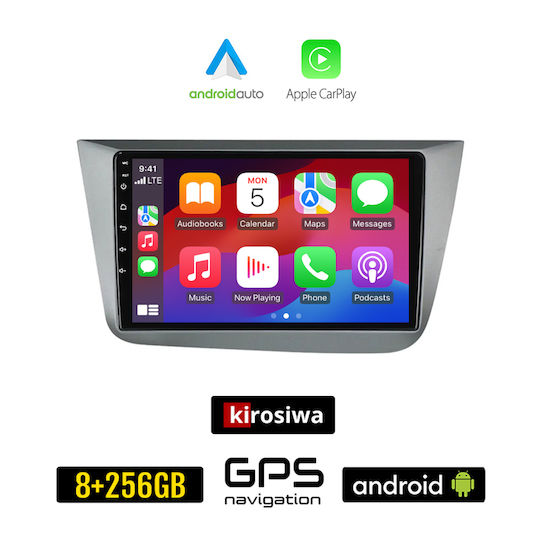 Kirosiwa Автомобилна Аудио Система (Блутут/USB/AUX/WiFi/GPS/Apple-Carplay/Android-Auto) с Тъчскрийн 9"