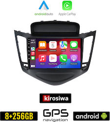 Kirosiwa Car-Audiosystem für Chevrolet Cruze 2008-2012 (Bluetooth/USB/AUX/WiFi/GPS/Apple-Carplay/Android-Auto) mit Touchscreen 9"