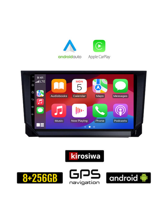 Kirosiwa Car Audio System for Mazda CX-9 2006-2015 (Bluetooth/USB/AUX/WiFi/GPS/Apple-Carplay/Android-Auto) with Touch Screen 9"