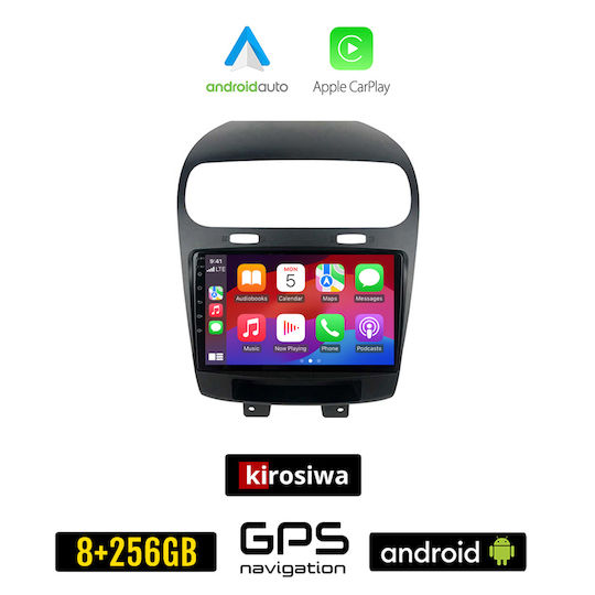 Kirosiwa Car Audio System for Fiat Freemont 2008+ (Bluetooth/USB/AUX/WiFi/GPS/Apple-Carplay/Android-Auto) with Touch Screen 9"