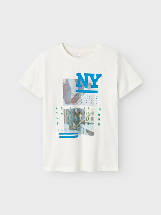 Name It Kinder-T-Shirt Weiß Stream