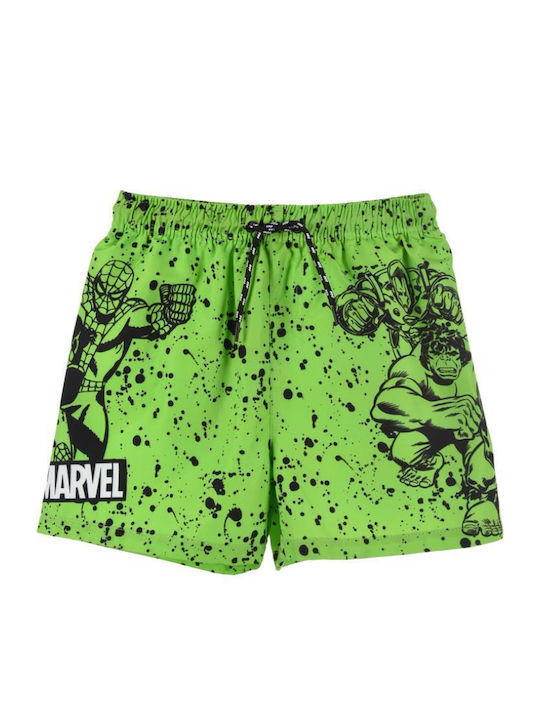 Superheroes Kids Swimwear Swim Shorts green