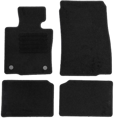 Rigum Set of Front and Rear Mats 4pcs from Carpet for Mini Countryman Black