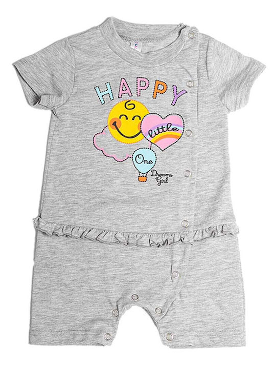 Dreams by Joyce Happy Grey Onesie