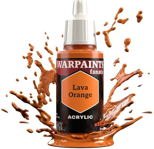 The Army Painter Model Making Paint Lava Orange 18ml