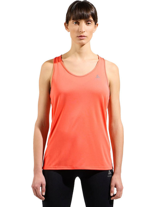 Essentials Damen Sommer Ärmellose Bluse Koralle