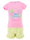 Superheroes Kids Set with Shorts Summer 2pcs Pink