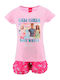 Kinder-Set mit Shorts Sommer 2Stück Pink