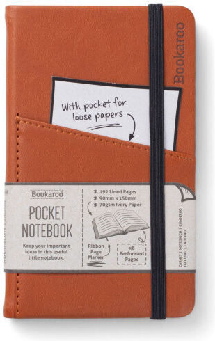 IF Carnet A6 Cu dungi Maro