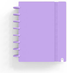 Carchivo Notepad Ingeniox A5 Reprintable Leaves Purple Pastel Carchivo