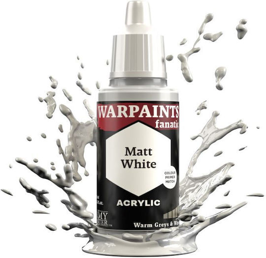The Army Painter Χρώμα Μοντελισμού Matt White 18ml