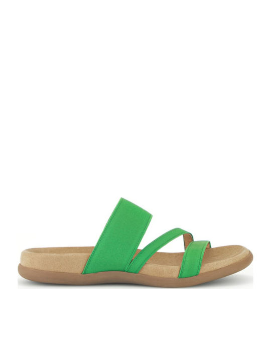 Gabor Leather Women's Flat Sandals Anatomic in ...