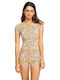 Roxy Onesie One-Piece Swimsuit Multi