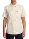 Short-sleeved Cotton Shirt Khaki