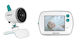 Babymoov Baby Monitor with Camera & Screen 3.5" , Two-way Communication & Lullabies