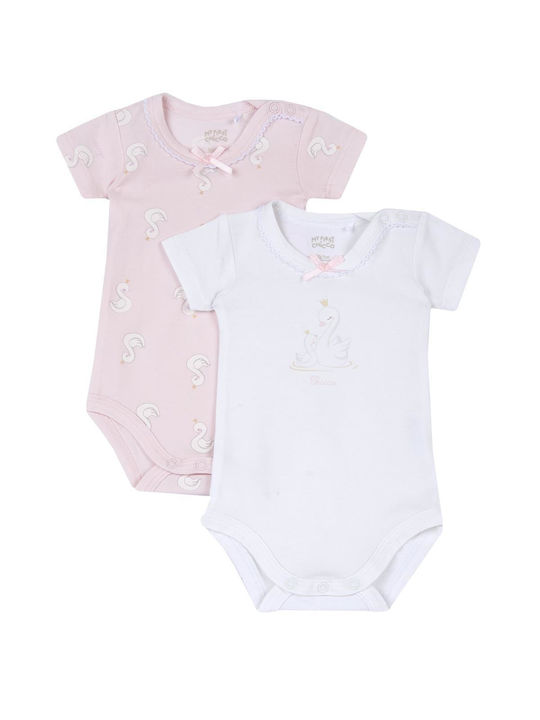 Chicco Baby Bodysuit Set Pink