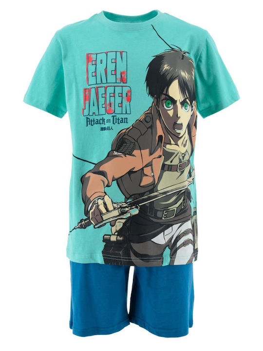 Superheroes Детска пижама Лятна Blue