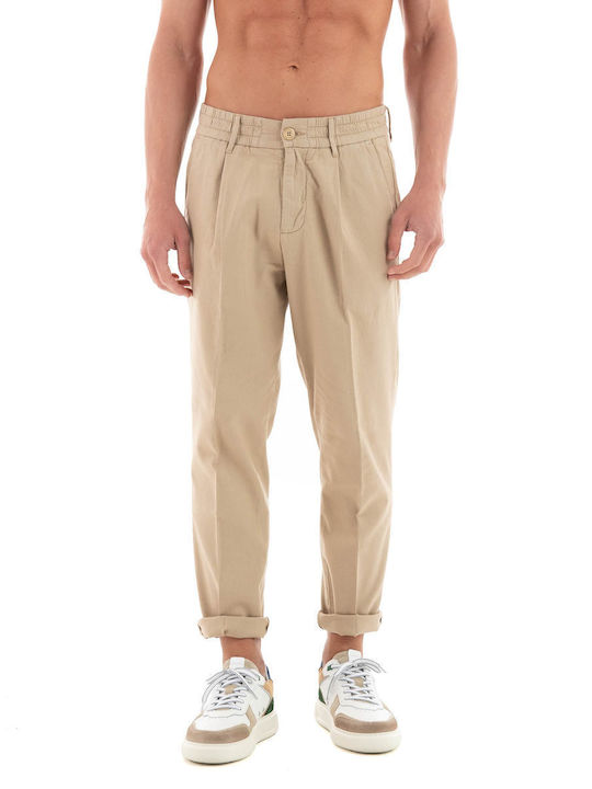 Guess Henry Pantaloni pentru bărbați cu Croială Normală Khaki